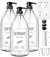 Vista 1 de GMISUN Dispensador de jabón de detergente para ropa, dispensador de detergente líquido para ropa, contenedor para decoración de lavandería