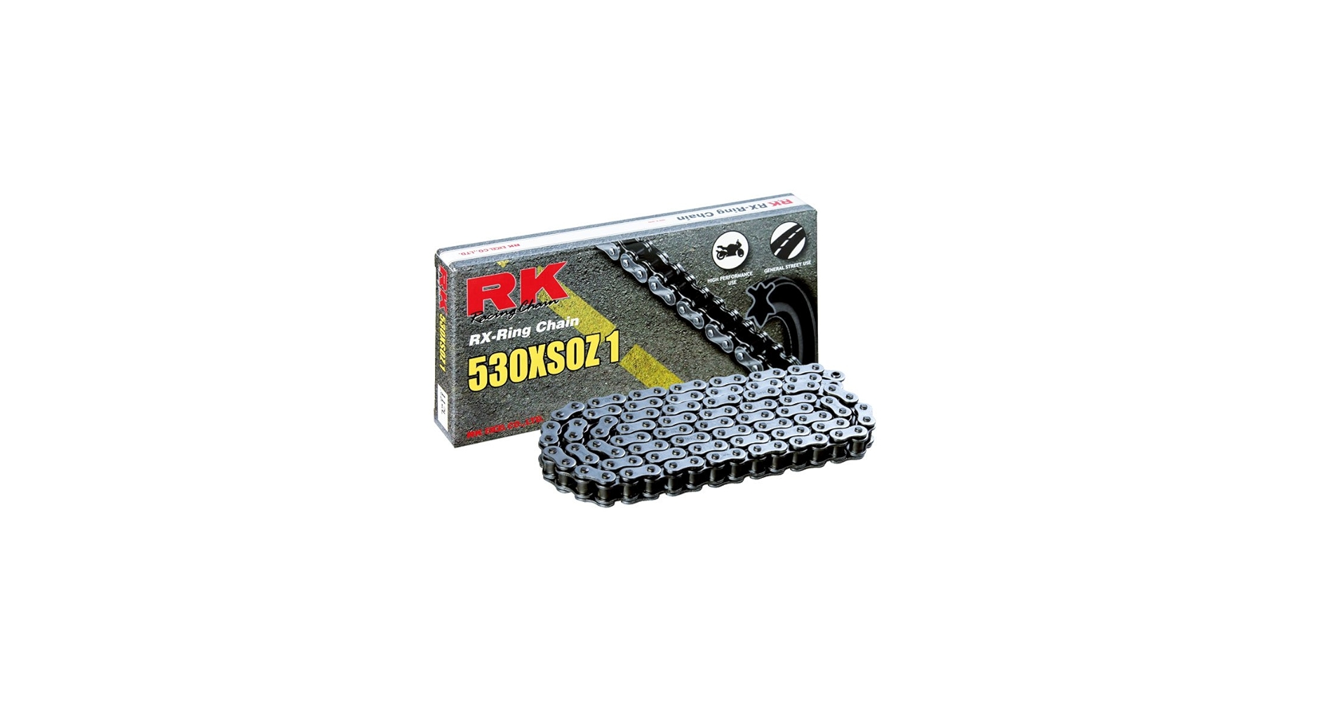 Amazon.com: RK Racing Chain 530XSOZ1-100 (530 Series) Steel