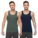 XYXX Men's Super Combed Cotton Round Neck Ribbed Vest - High Moisture Absorbing Innerwear for Men with Anti-Microbial Silver Finish gallery image