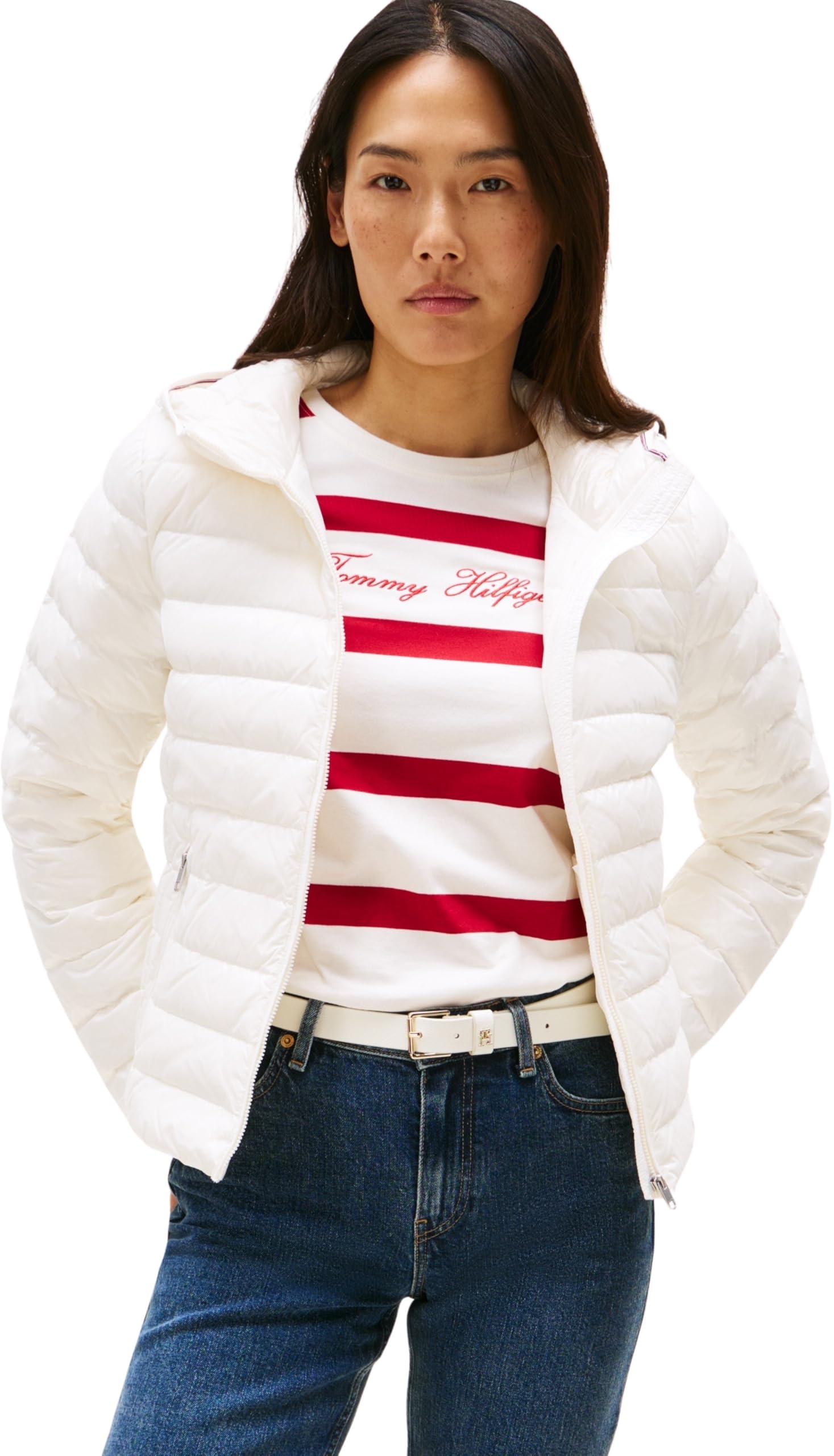 Tommy Hilfiger Kurtka puchowa Kobiety Ul Down Reg Hooded Jacket Ww0ww46788
