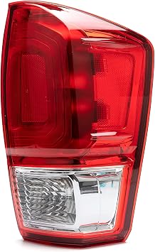 Right Side Rear Tail Light Housing Compatible With 2016-2022 Toyota Tacoma with Brake Lamp With Bulb Replace 81550-04170