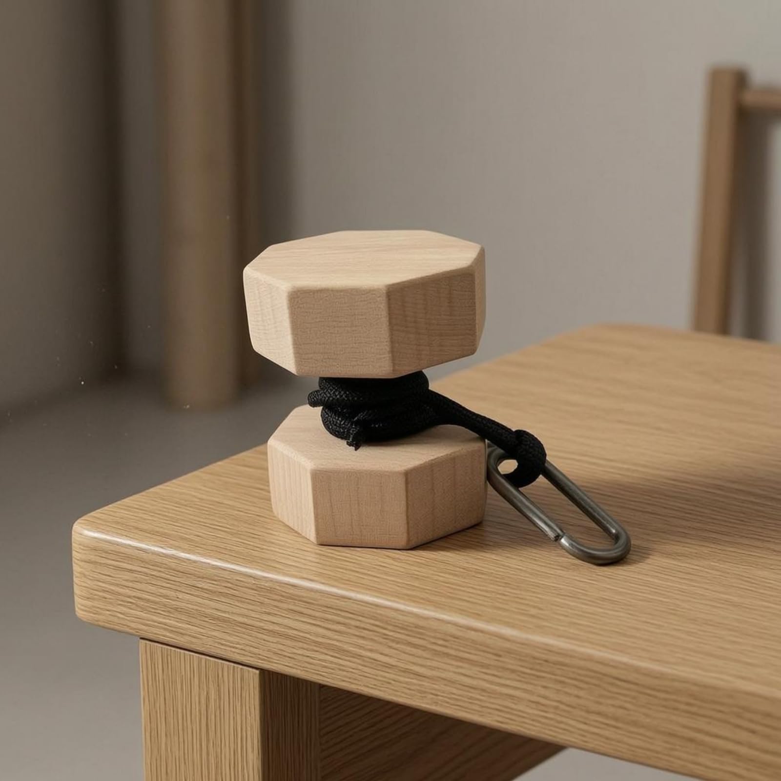 Entrenador de Muñeca Fortalecedor de Mano Ejercitador de Antebrazo Agarrador de Fabricado en Madera de con Diseño