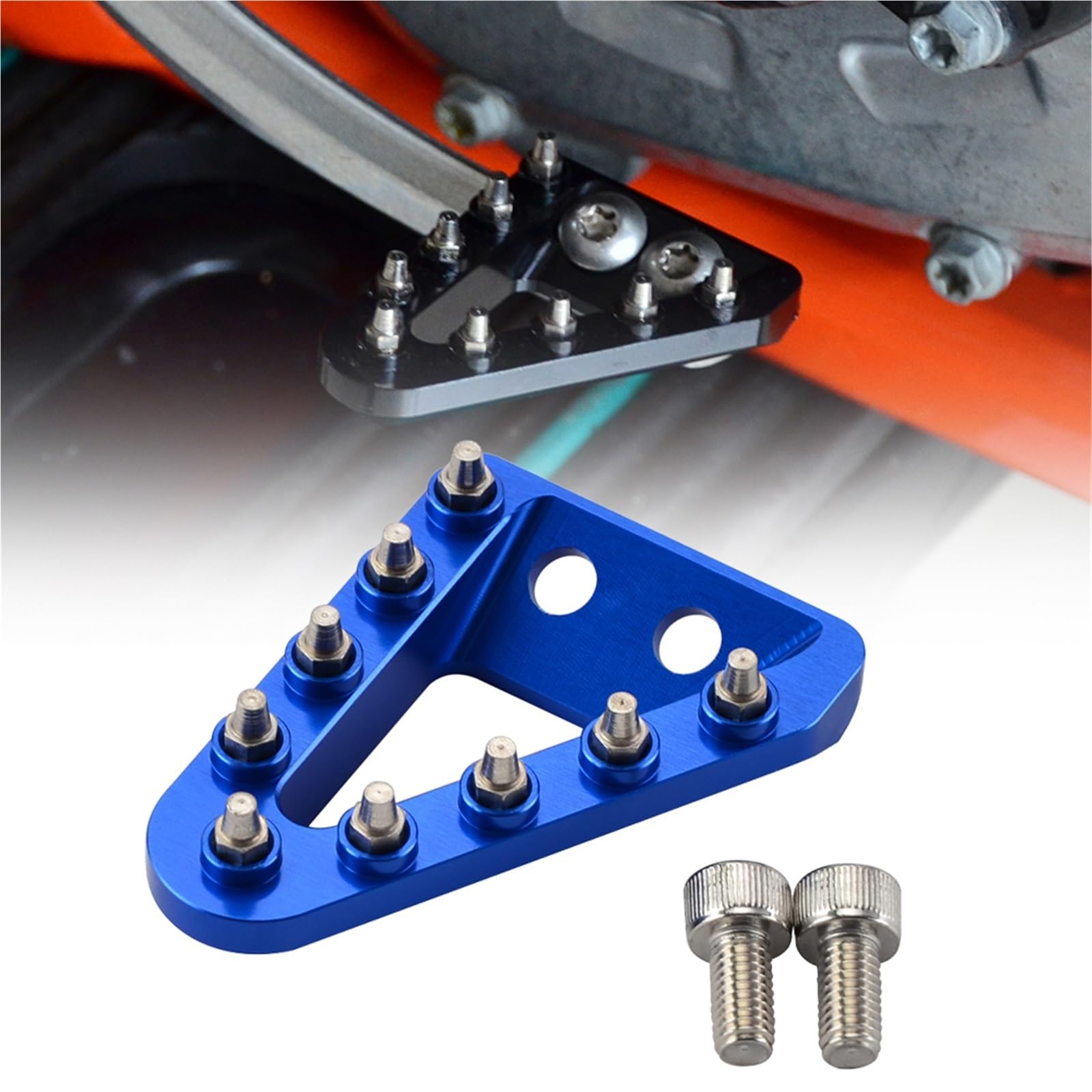 Embout de pédale de frein arrière en aluminium usiné pour Husqvarna FE