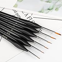 Vista 3 de Testors Cement Plastic Model Glue Adhesive 2-Pack, 6 Fine Detail Miniatures Paint Brushes, Precision Crafting Knife with Extra Blades and Tips