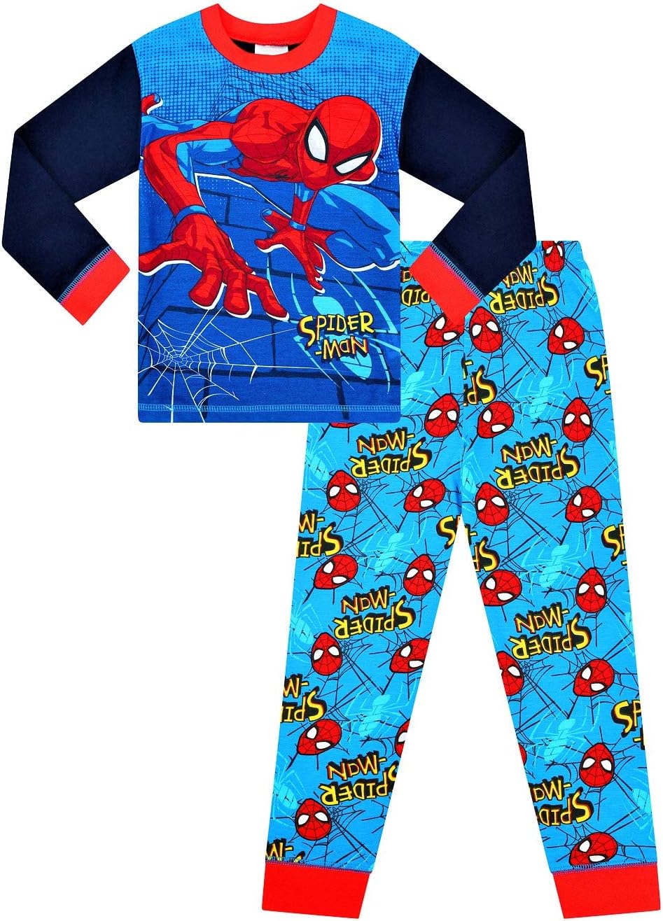 Marvel - Pantalon De Jogging garçon imprimé Spiderman - Bleu marine