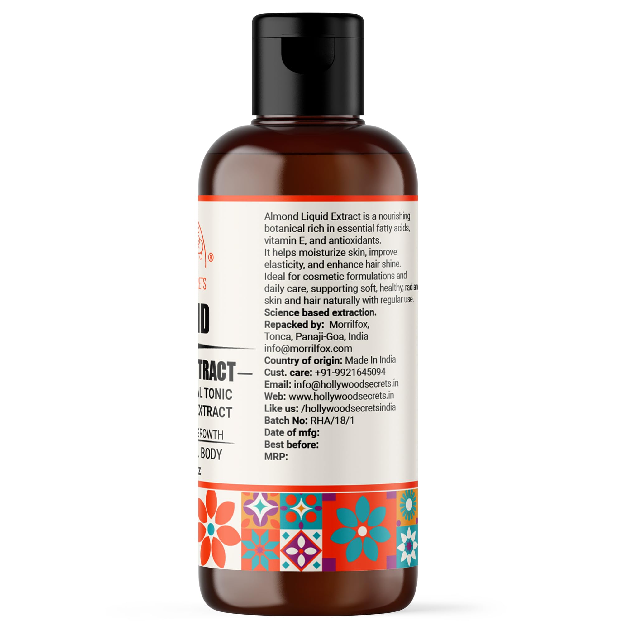 Hollywood Secrets Pure Almond Liquid Extract 50ml 1