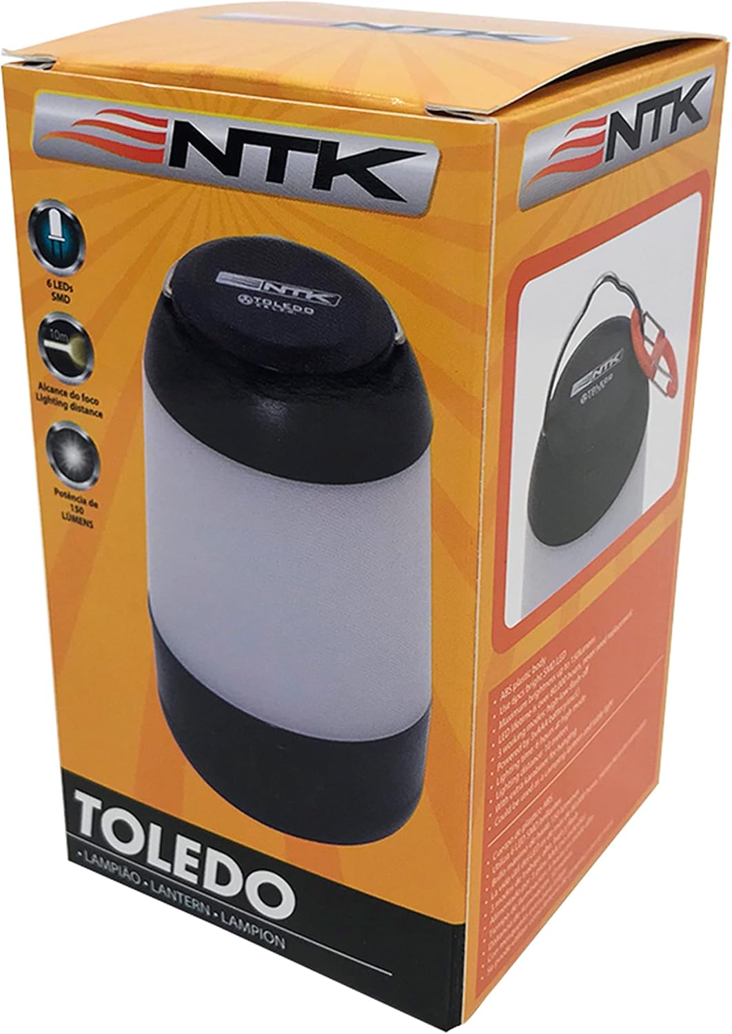 NTK Mini Lampião de Led Toleto de 150 lúmens