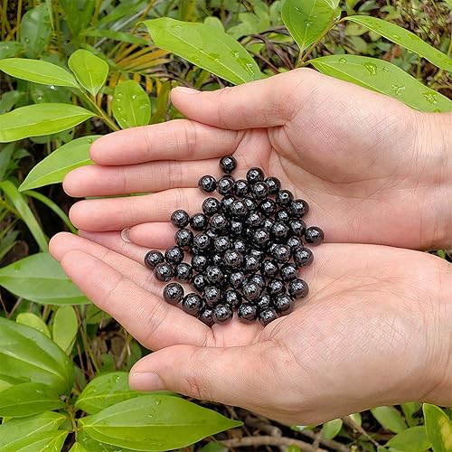 Miniatura 70 de Cuentas de piedra para hacer joyas, piedras preciosas naturales redondas sueltas espaciadoras para pulseras, collares y aretes, Piedra Kit