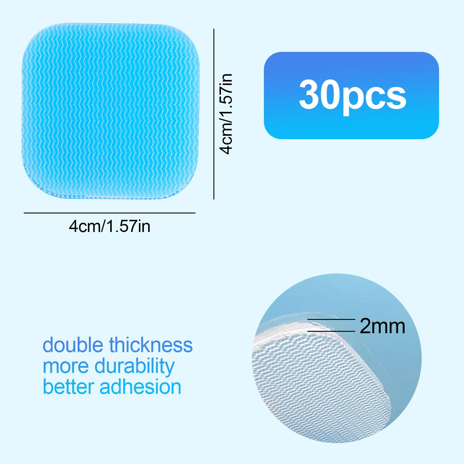 60 IGUATU Hip Trainer Gel Pads - EMS Elektroden Für Bauch Und Gesäß Training