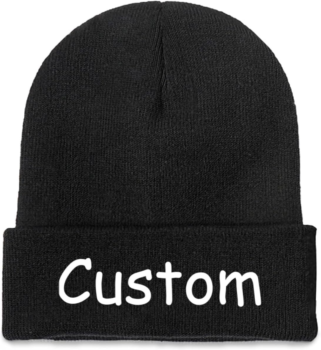 Custom Beanie Personalized Winter Knitted Hat Skull Cap