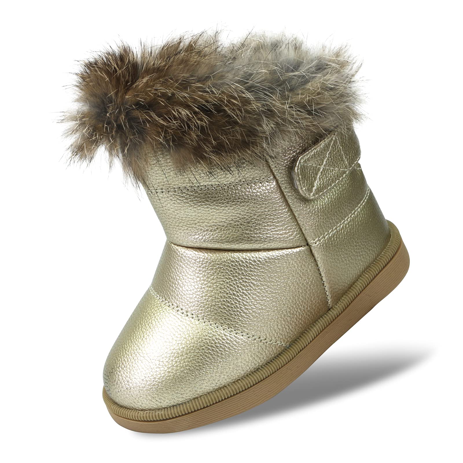 toddler gold booties