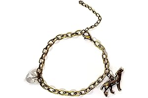 Twilight Breaking Dawn Bella's Wolf & Heart Bracelet Prop Replica Jewelry Handmade (Classic))
