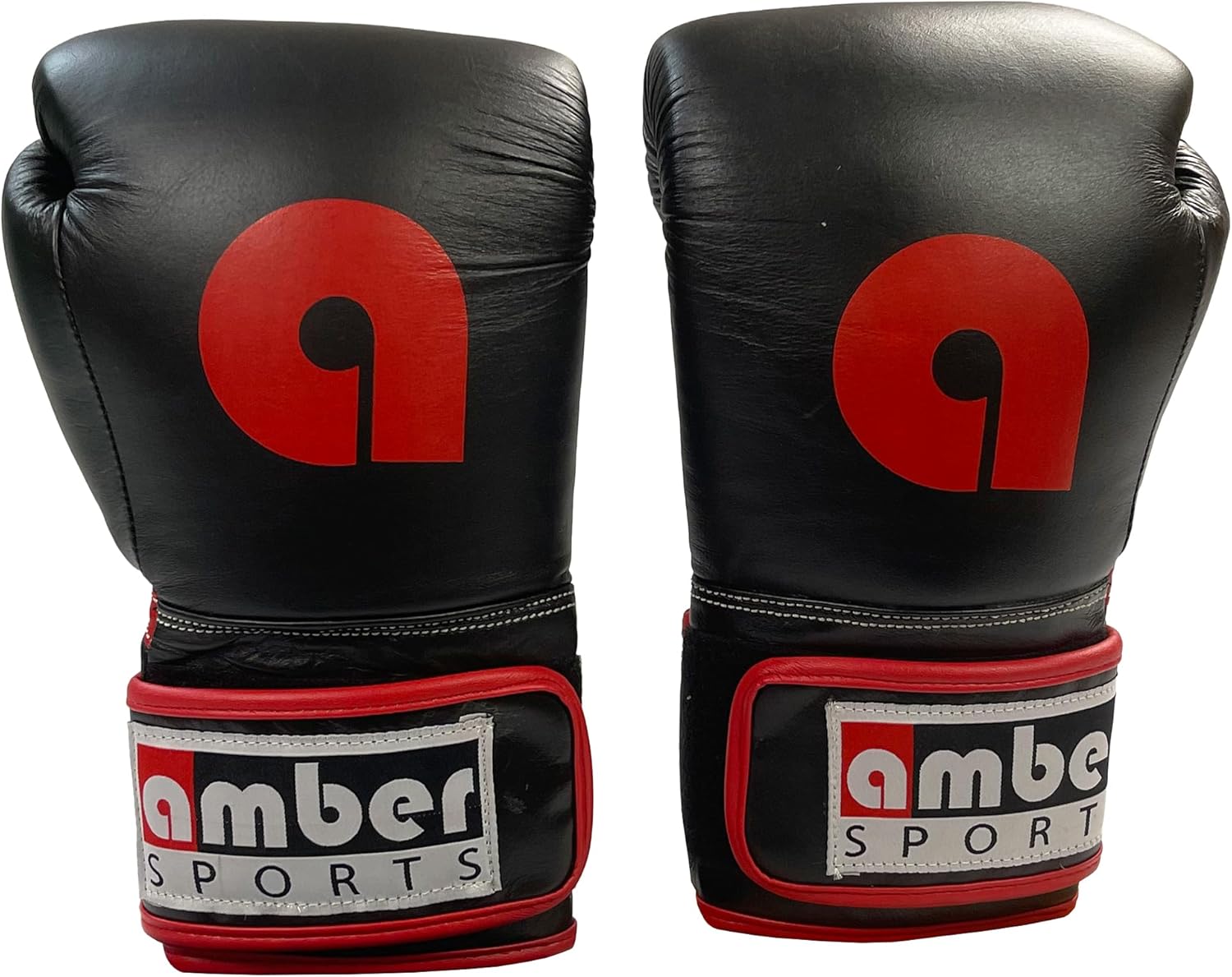 Professional Hook and Loop Leather Training Boxing Gloves, Durable Top-Grain Leather, Multi-Layered Foam, Pre-Curved Design, Ideal for Boxing, Kickboxing, Muay Thai, Sparring