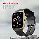Fire‑Boltt Ninja Call Pro Plus Bluetooth Calling Smart Watch, 1.83″ HD Display,AI Voice Assistant, 120+ Sports Modes, IP67 Waterproof, SpO2 & Heart Rate Monitor Smartwatch for Men & Women - Gold Black gallery image