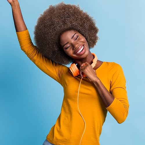 Miniatura 5 de Pelucas afro de 16 pulgadas para mujeres negras pelucas rizadas afro de los años 70 peluca rizada grande pelucas afroamericanas pelucas de los años