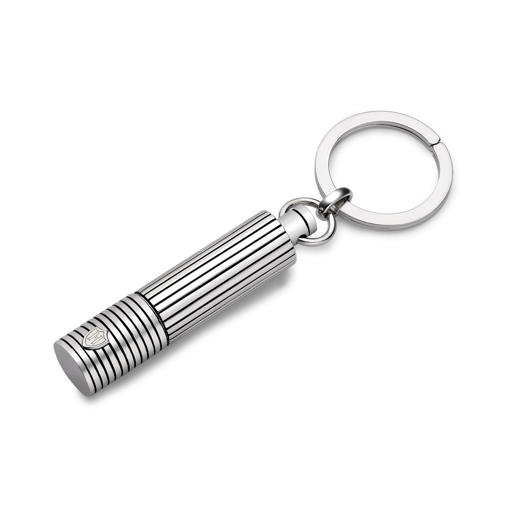 Męski srebrny pasek dwukierunkowy obrotowy brelok w paski