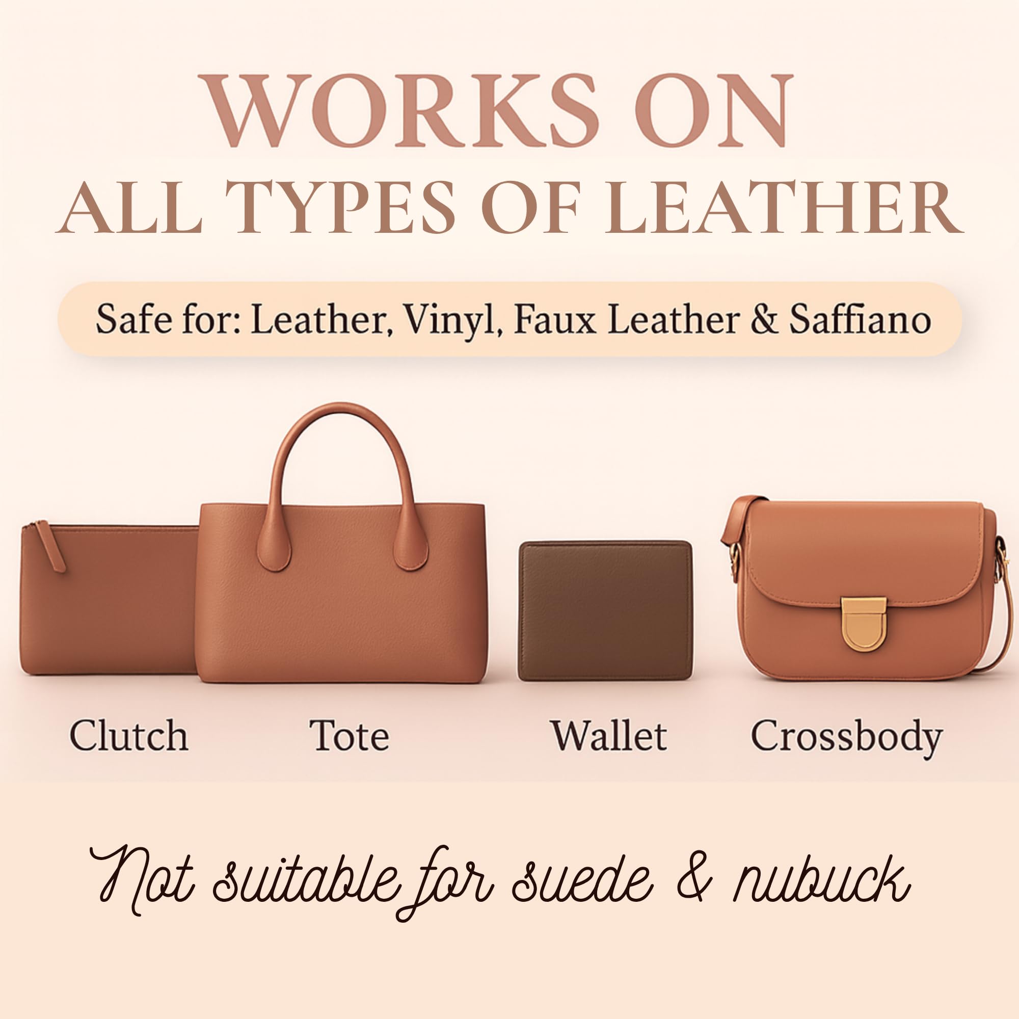 Leather Hero Kit de acondicionador limpiador de monedero, Claro, 120mL