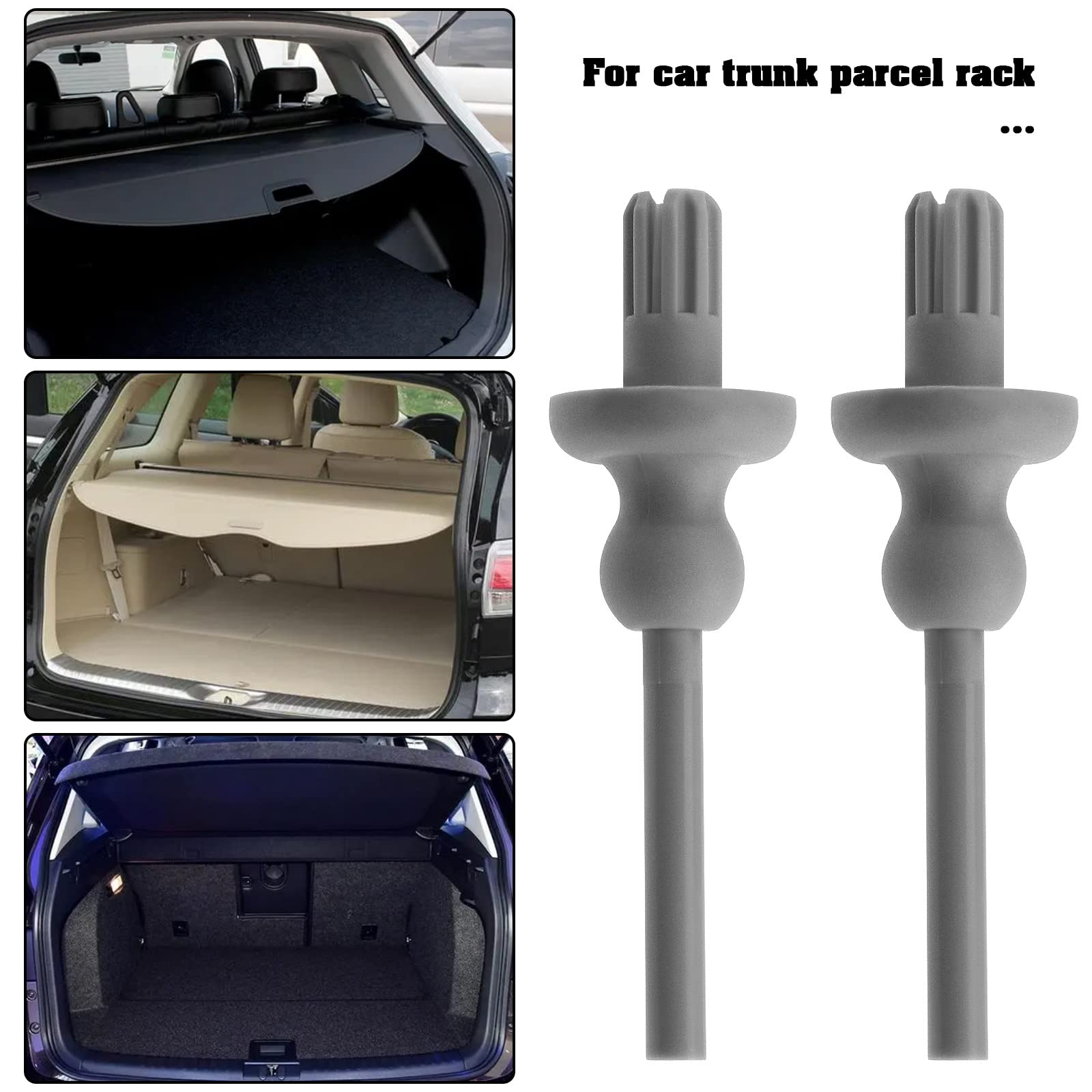 4pcs Clips Estante Trasero Coche 1122014 Compatible con Fiesta Mondeo
