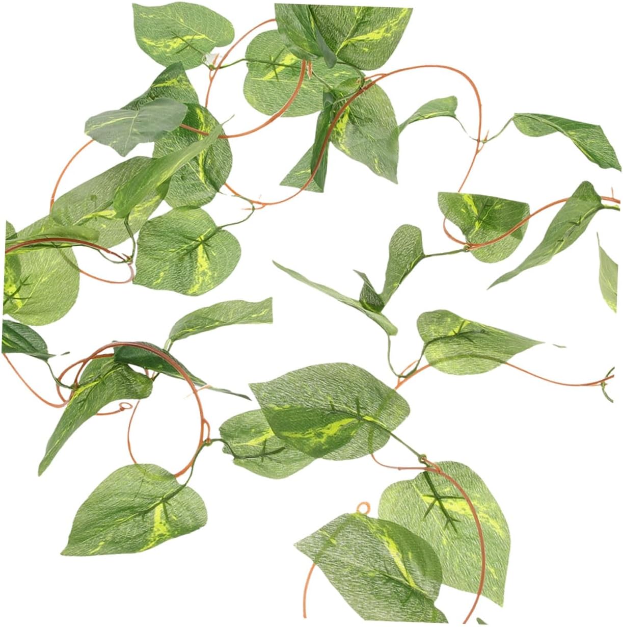 ORFOFE 6pcs Artificial Reptile Plants for Terrarium Decor Hanging Vines Climbing Plastic Greenery for Reptile Tank Cage Accessories Easy Maintenance Low Upkeep