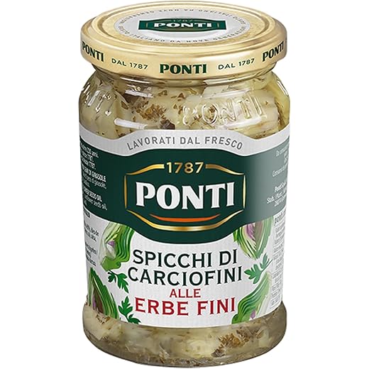 Ponti Artichokes in Fine Herbs 280g Artichokes in Sunflower