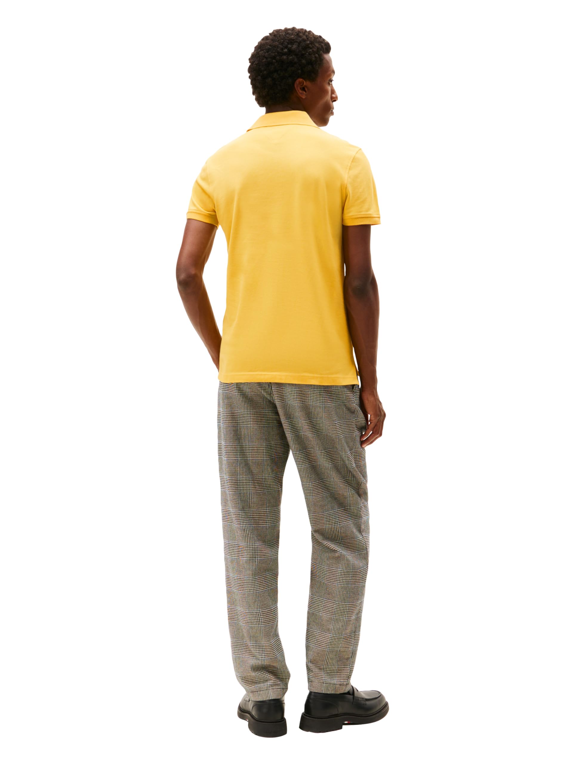 Tommy Hilfiger Short Sleeve Polo Shirts In Slim Fit with Stretch and Organic Pique Cotton Polo de Manga Corta de Corte Ajustado con algodón piqué elástico y orgánico Hombre