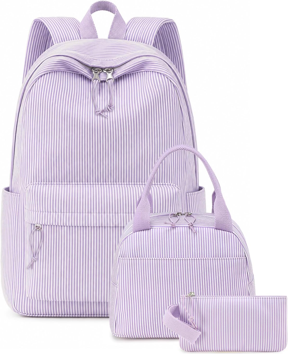 BTOOP School Backpacks for Teen Girls Bookbags Lightweight Kids Backpack School Bags Set with Lunch Box Pencil Case