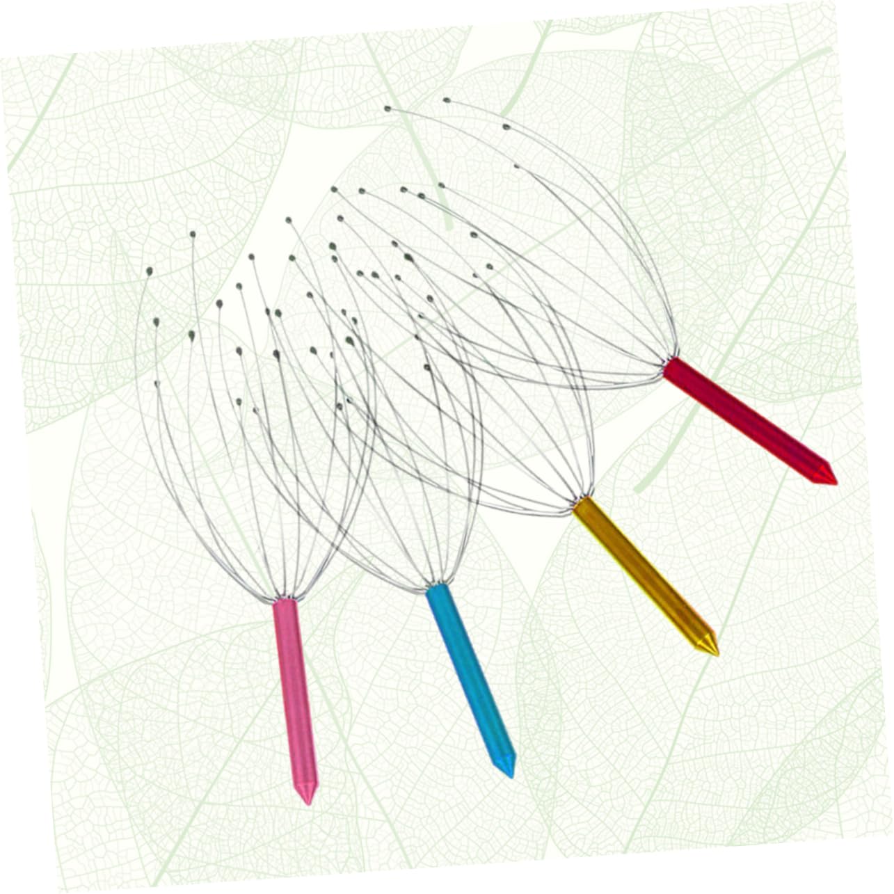 Gogogmee 8 Pcs Handheld Head Massager Scalp Massager Tool Head Massager Scalp Hair Scalp Tingler Hair Massage Claw Massagers Handheld Scratcher Head Claw Massager Scalp Massagers Octopus