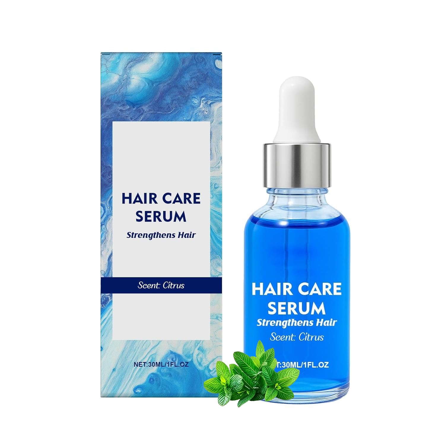 Hair Care Serum,Strengthening Hair Oil, Nourishing Leave-In Serum for Thicker, Healthier-Looking Hair, Citrus Scent (1pcs)