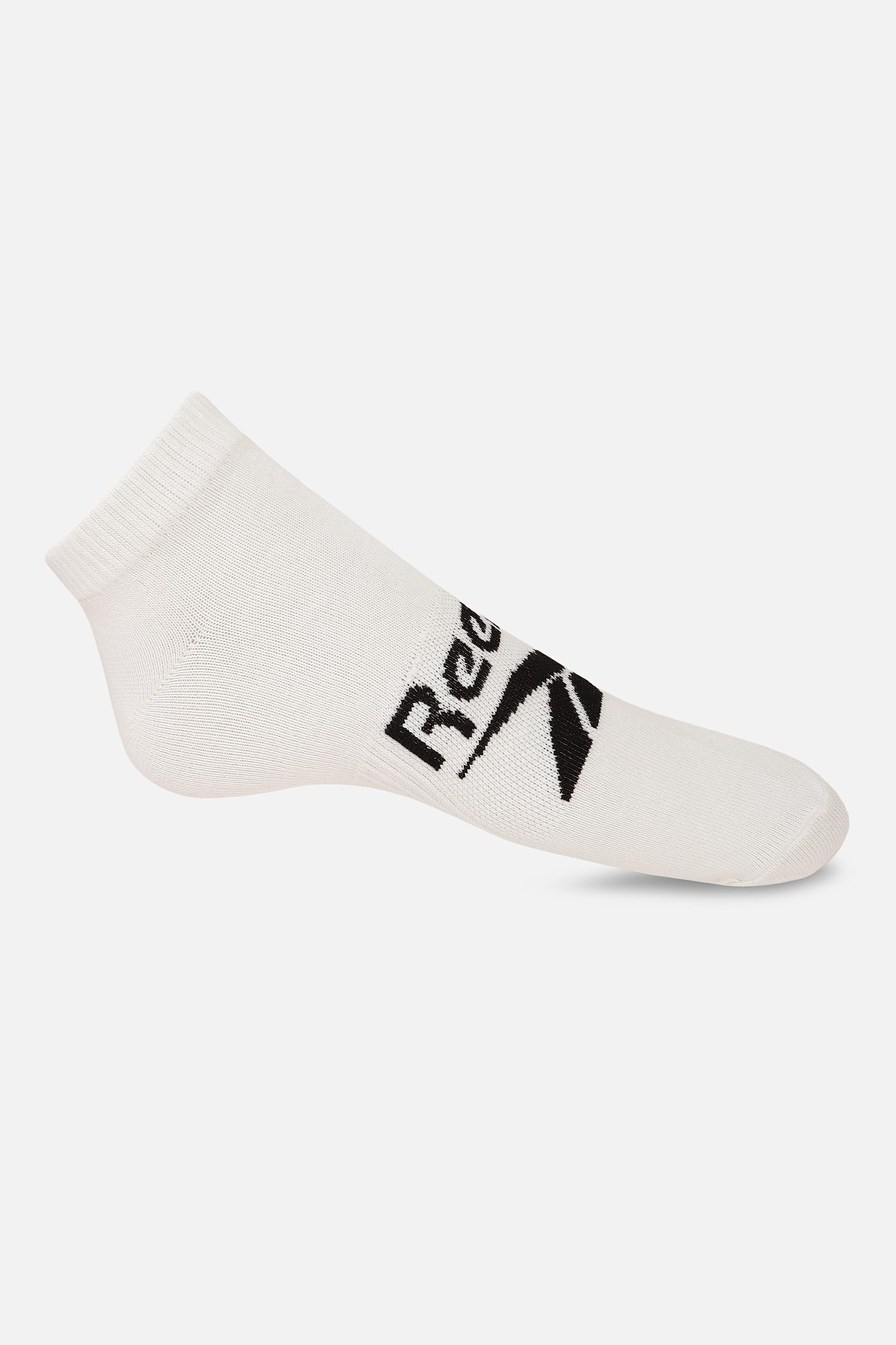 Reebok UNISEX Active Foundation NO SHOW SOCKS, white, M