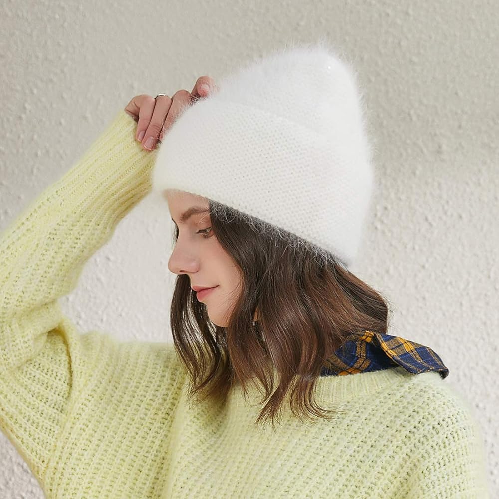 11月末までの販売　eleven2nd ニット帽　ウールモヘア　ホワイト 71gCQoO2UzL._AC_UY1000_.jpg