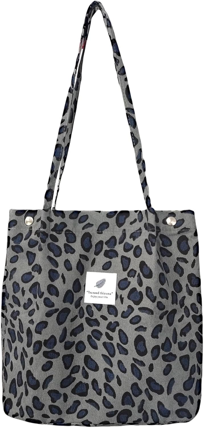 Womens Cute Tote Bag, Versatile Corduroy Purse for Women, Animal Print Shipping Tote for Work, Shopping and Travel Womens Cute Tote Bag, Versatile Corduroy Purse for Women, Animal Print Shipping Tote for Work, Shopping and Travel