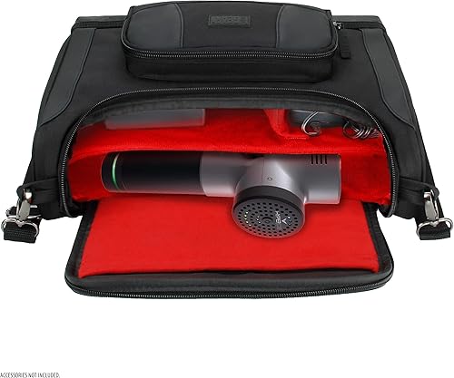 Miniatura 3 de USA Gear Estuche de transporte para pistola de masaje, funda para pistola de masaje con interior personalizable y exterior resistente al agua