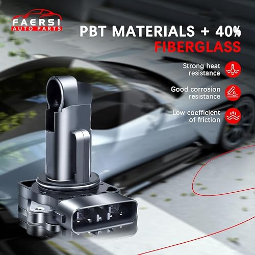 Miniatura 2 de FAERSI Medidor de sensor de flujo de aire masivo MAF 74-50009 AF10029 Reemplazo para Mazda 3 5 6 MX-5 Miata Protege 1.6L 1.8L 2.0L 2.3L 2.5L L4 y