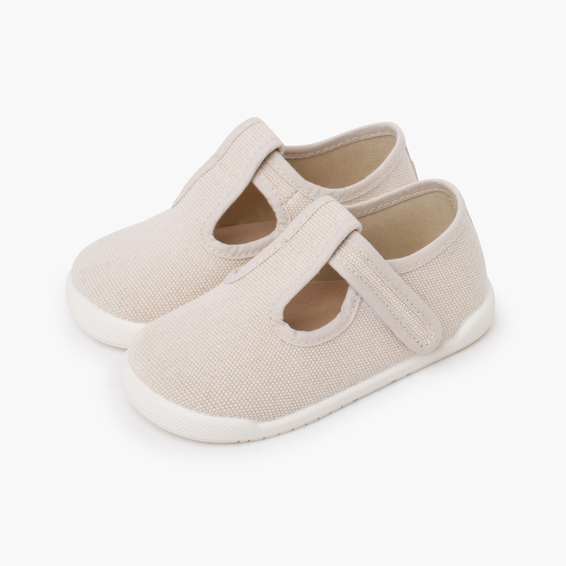 Pisamonas Pepitos Barefoot Lona Canvas Tira Adherente