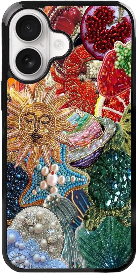Vintage Japanese Phone Case Shockproof Protective Dark Aesthetic Collage Anime Phone Case for iPhone 15 Pro Max image 5