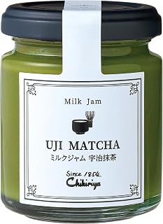 Chikiriya Uji Matcha Milk Jam, Premium Green Tea Spread with Hokkaido Milk, 3.88 Oz, No Preservatives