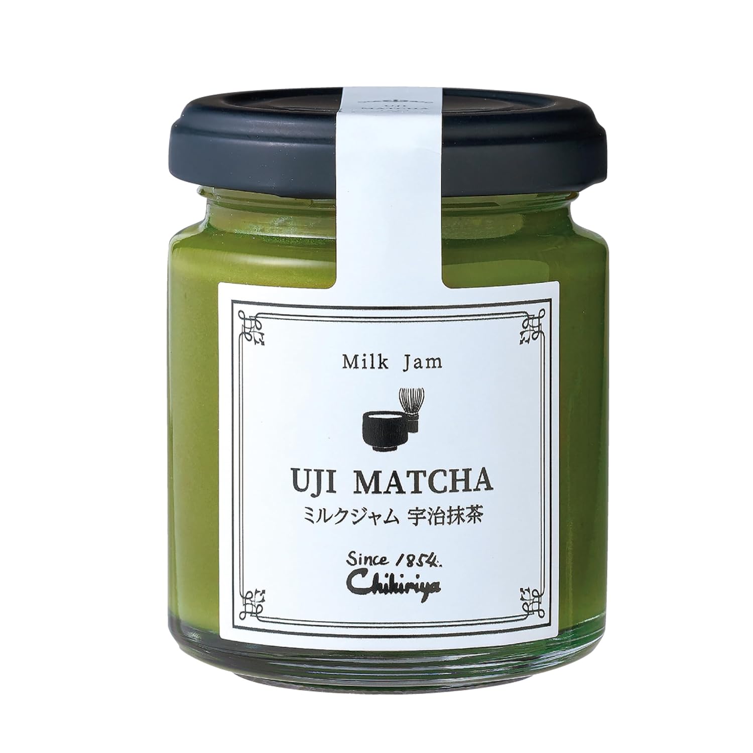 Chikiriya Premium Japanese Milk Jam Gift Box, Uji Matcha and Hojicha, 110g Each, Made with Hokkaido Milk