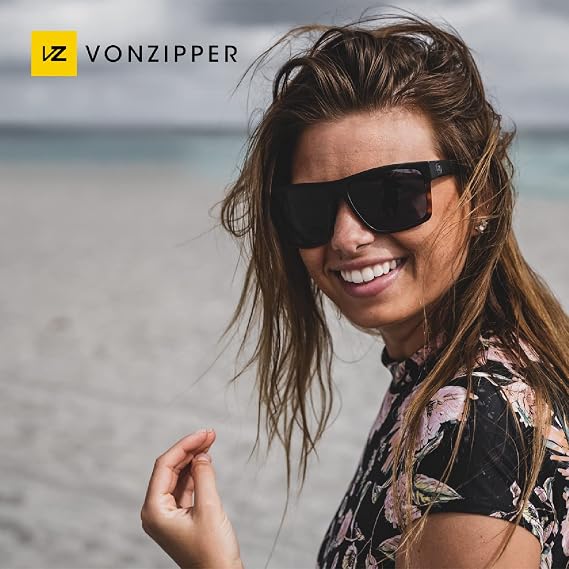VonZipper Dipstick Rouned Square Sunglasses
