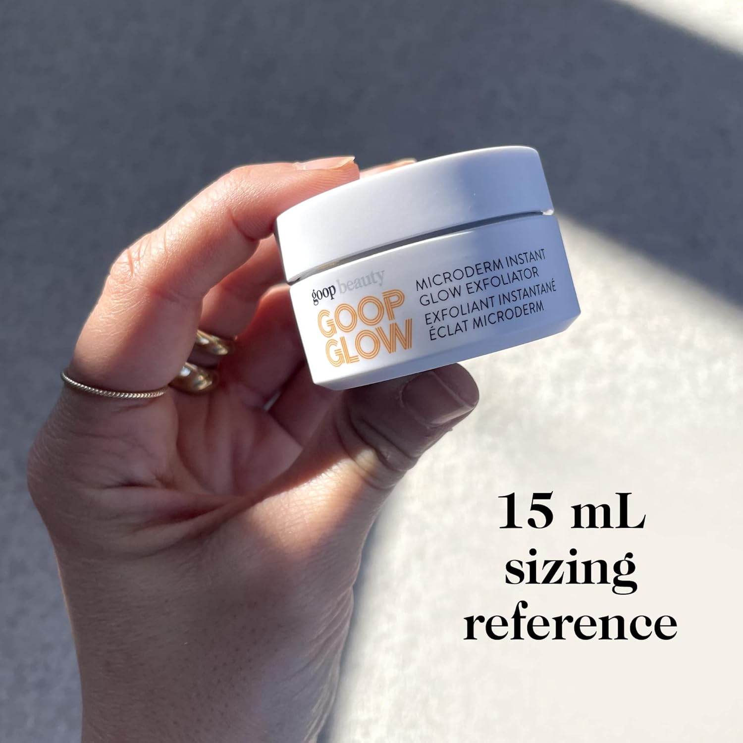goop Microderm Exfoliator | Physical and Chemical Facial Exfoliation to Smooth Texture | At-Home Microdermabrasion Exfoliator | 0.5 fl oz | Free of Artificial Dyes and Fragrances : Beauty & Personal Care