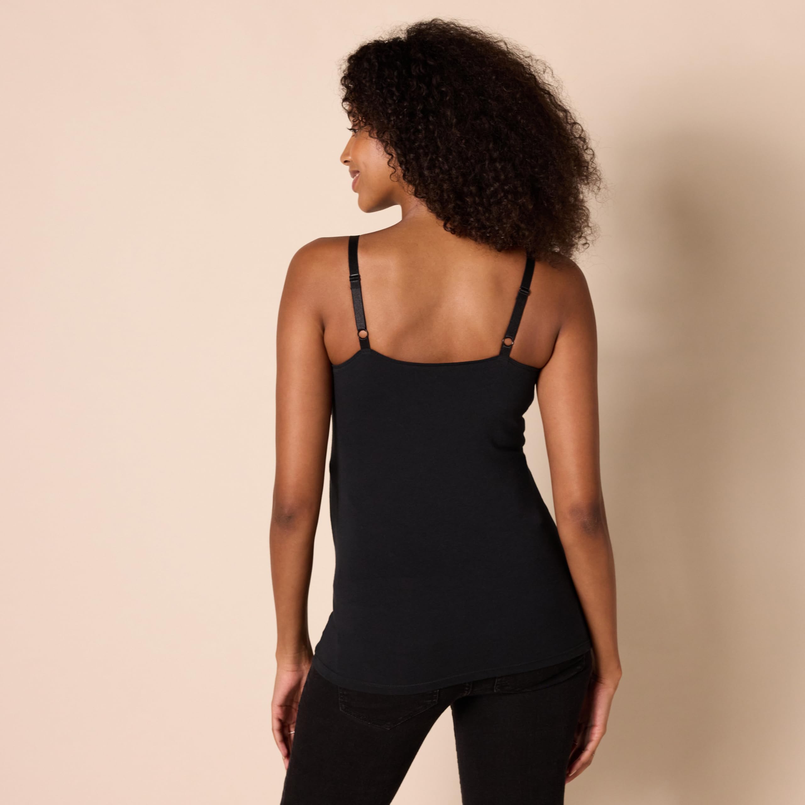 Amazon Essentials Femme Débardeur de Maternité Adapté à l’Allaitement avec Bretelles Réglables et Soutien-gorge Intégré