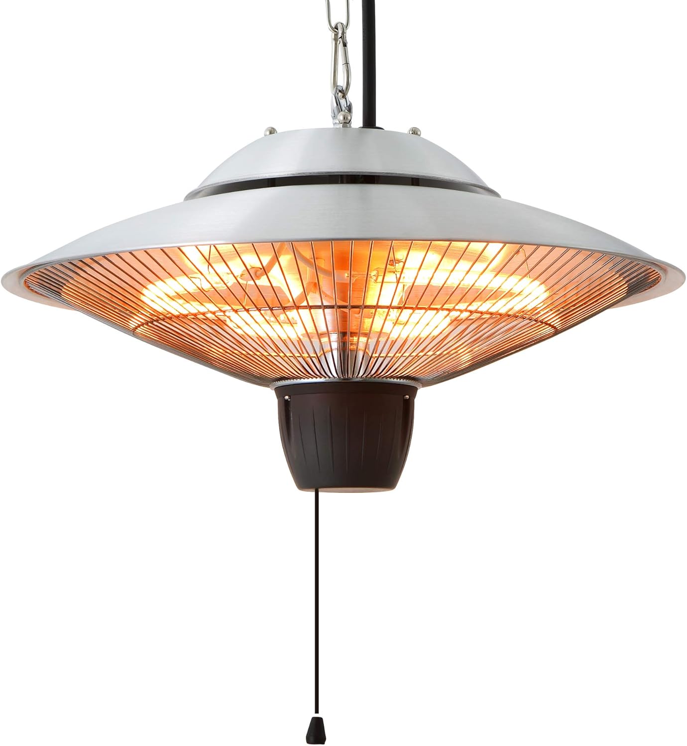 EnerG+ Infrared Electric Outdoor Heater - Hanging, Silver, Model:HEA-21524