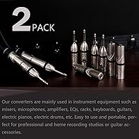 Vista 7 de 1/4"/6.35MM estéreo/TRS macho a XLR hembra adaptador de audio Accesorios de guitarra (D1052)