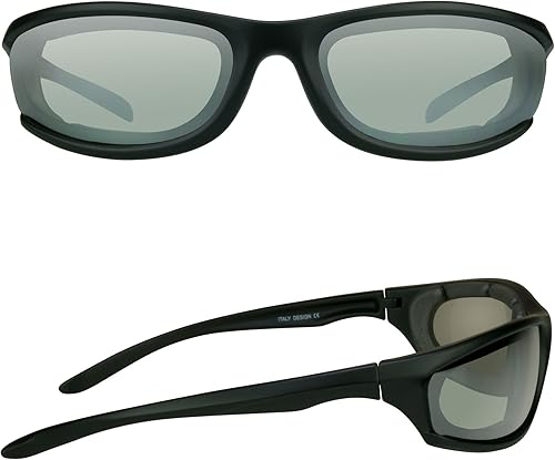 Miniatura 8 de Gafas de espuma para motocicleta con policarbonato ahumado, transparente, amarillo y azul bloqueador lentes para hombres y mujeres - acelerador