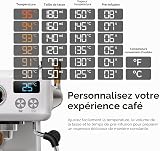 HIBREW H10Plus - Programmable Espresso Machine - 58mm Portafilter in Stainless Steel - Temperature & Cup Volume Adjustable at will - With Intelligent Display Screen & Pressure Gauge - 3