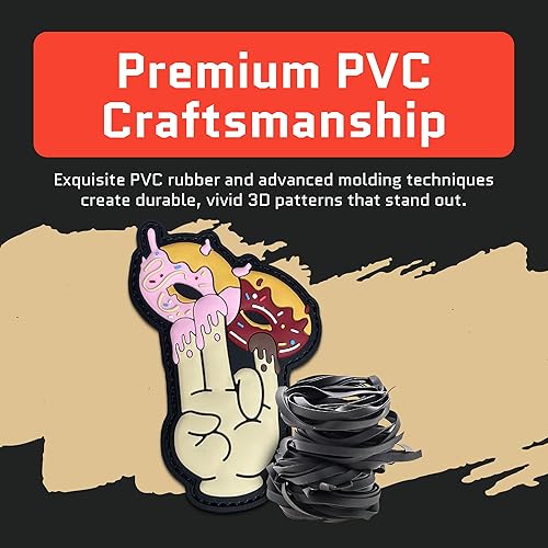 Miniatura 148 de Don't Be A Salty Creative Humor - Parche táctico militar para moral, divertidos parches tácticos, cierre de gancho y bucle de goma de PVC, parches