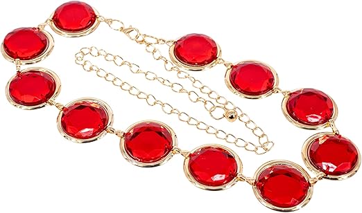 red chain belt