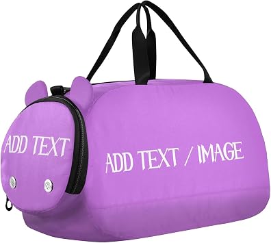 Personalized Kids Duffel Bag Custom Sports, Dance, Travel & Overnight Bag for Boys & Girls, Toddler & Child Weekender