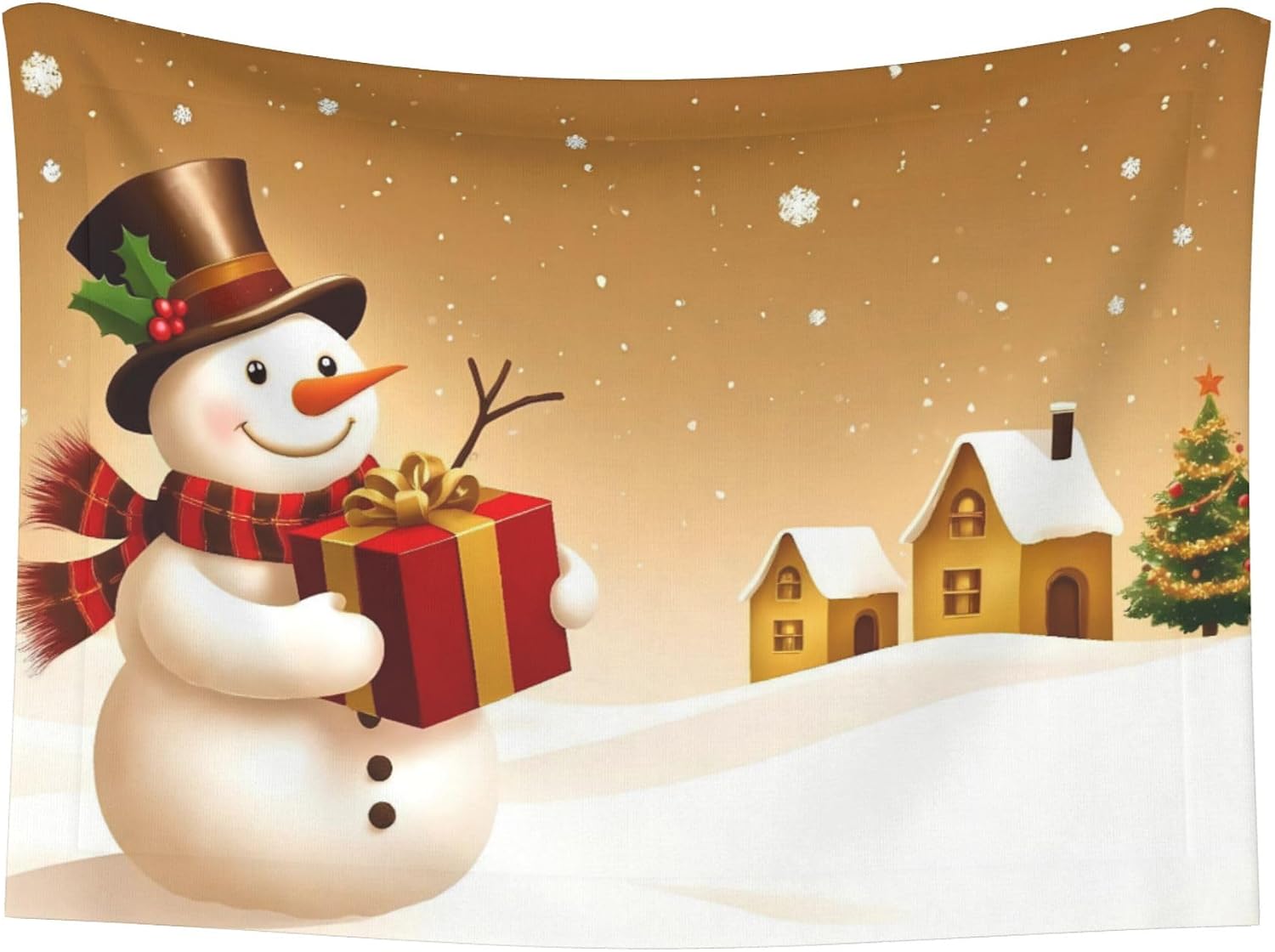 Pet Blanket Cover For Dogs Cats Couch Bed(Christmas Snowman Gift,Small)