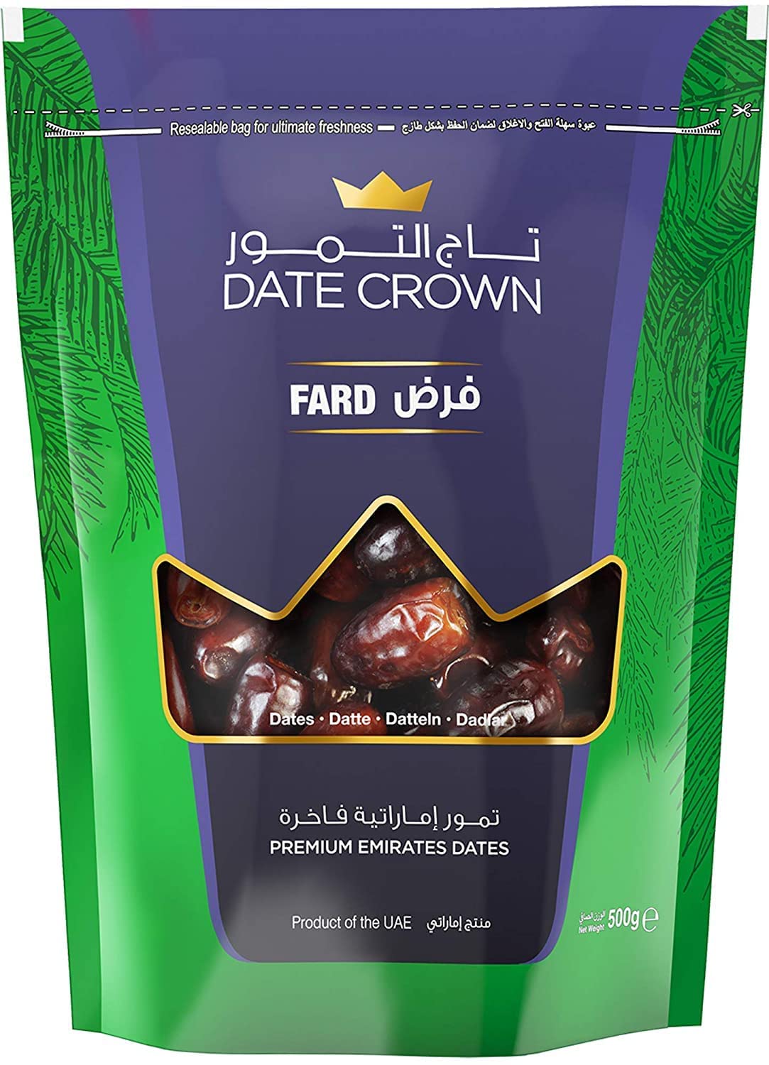 Buy Kanak Fard Date Crown UAE Dates Dates (Khajoor/Khajur), 1Kg All Natural No Preservatives