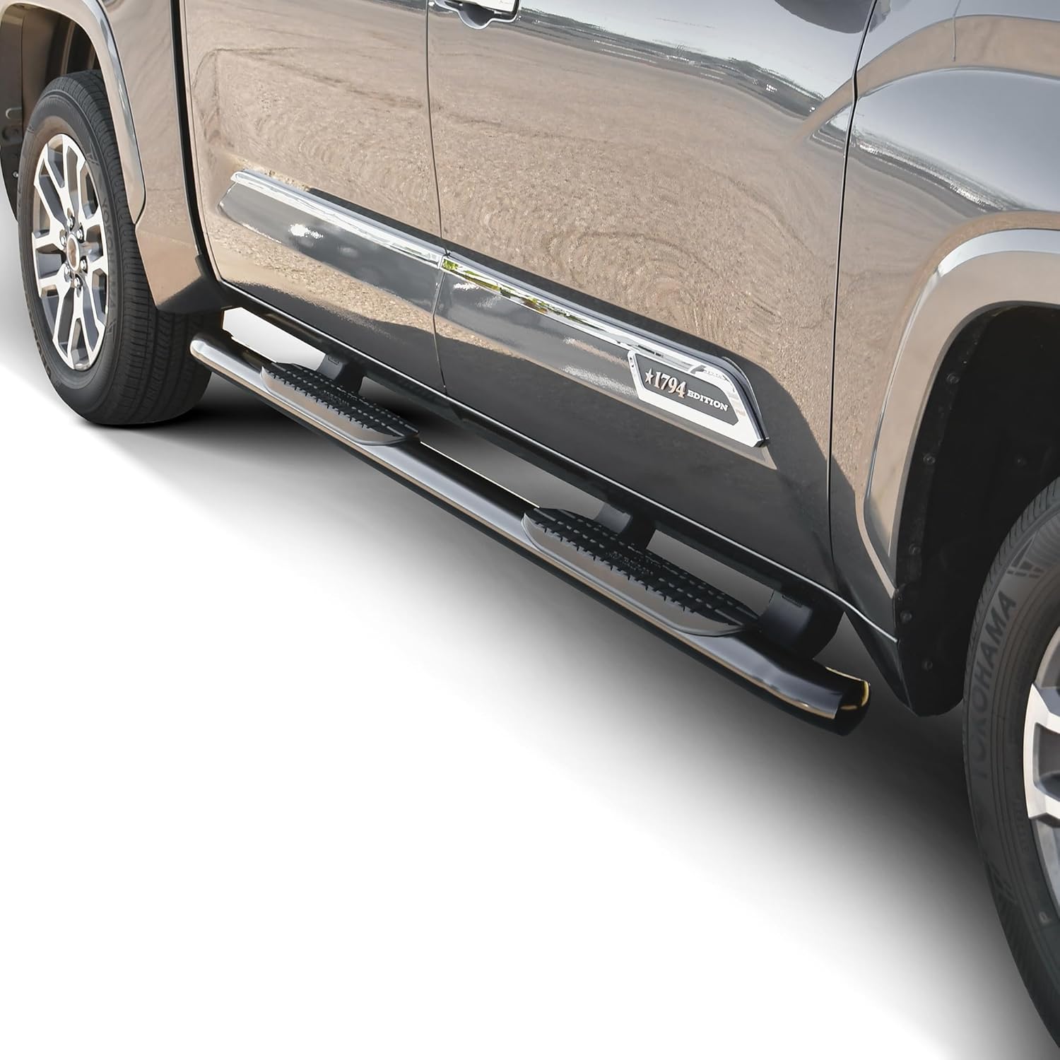 Westin 21-24235 Pro Traxx 4 Oval Nerf Step Bars fits 2022-2023 Tundra CrewMax Black 1 Pair